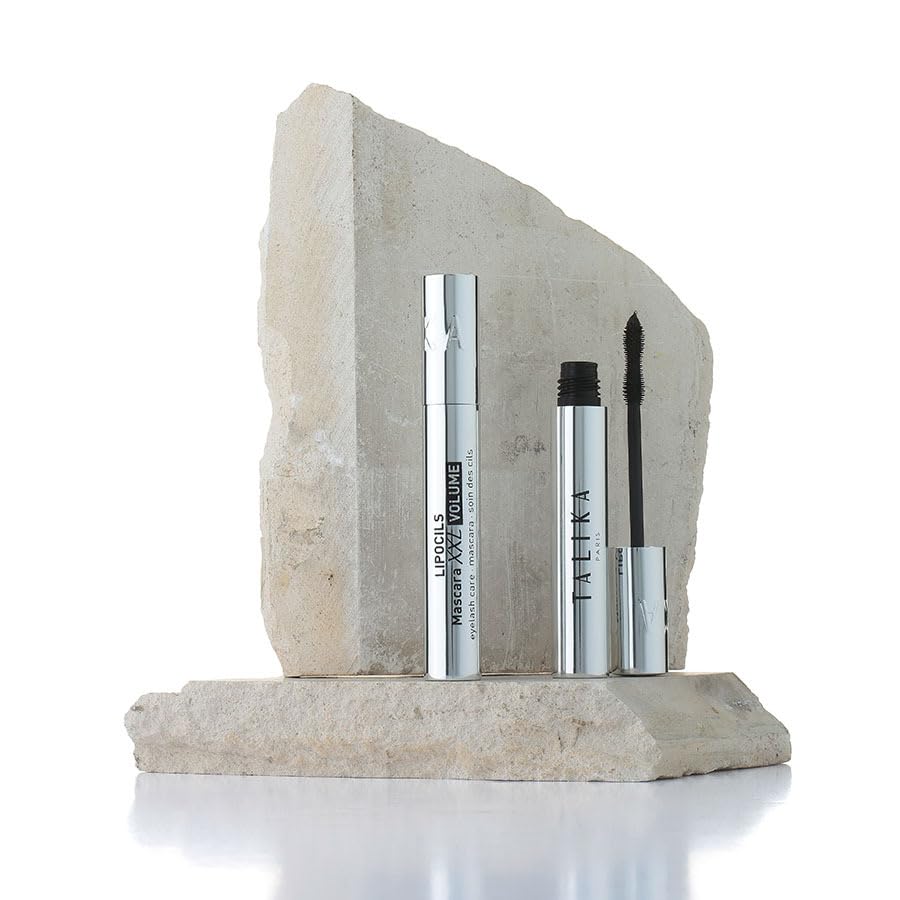 Miniatura 4 de Talika Lipocils XXL - Máscara de volumen  Volumen instantáneo y levantamiento + suero de pestañas 2 en 1, pestañas más oscuras más fuertes y