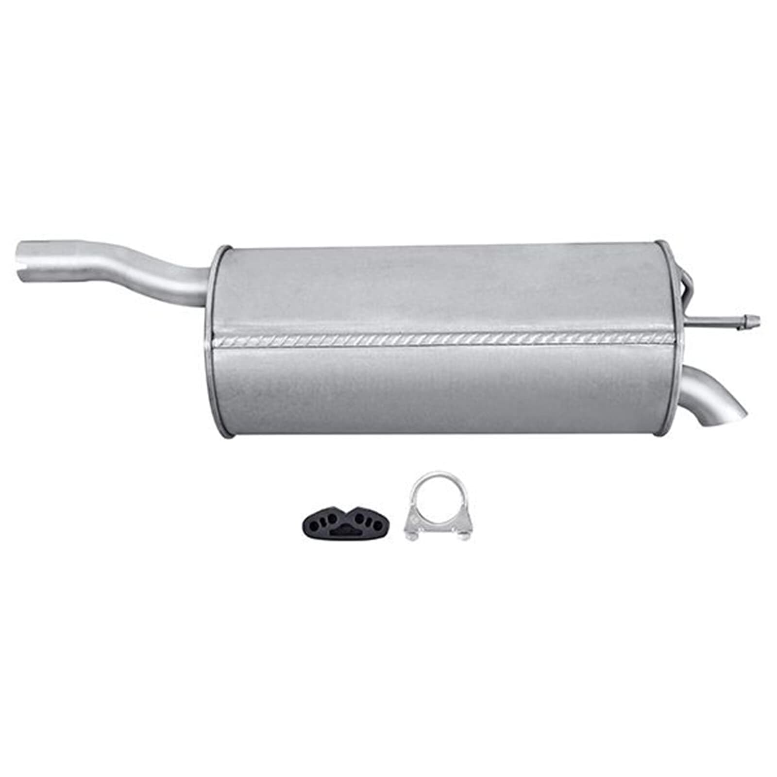HELLA 8LD 366 029-271 Tłumik końcowy - Easy2Fit® Kit - z tyłu - jednoczęściowy - Komplet z elementami do montażu