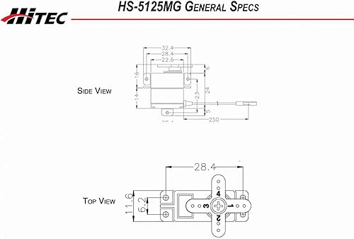 B0006O3XHC_image_2 Hitec 35125S HS-5125MG Servo Digital Super Thin Wing