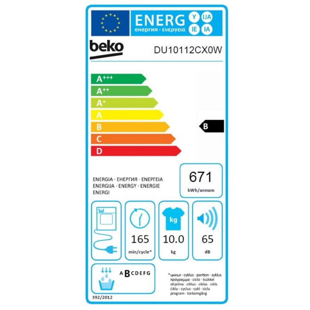 Sèche linge Condensation DU10112CX0W
