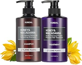 【KUNDAL/クンダル】シャンプー トリートメント セット(各500ml・ボトル) #イランイラン #ハニー&マカダミア #ネイチャー #弱酸性 #保湿 #香水シャンプー #香水トリートメント