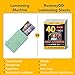 40 PCS Self-Adhesive Laminating Sheets, 9 x 12 Inches Clear Laminating Sheets No Machine Needed Self Sealing Laminate Sheets