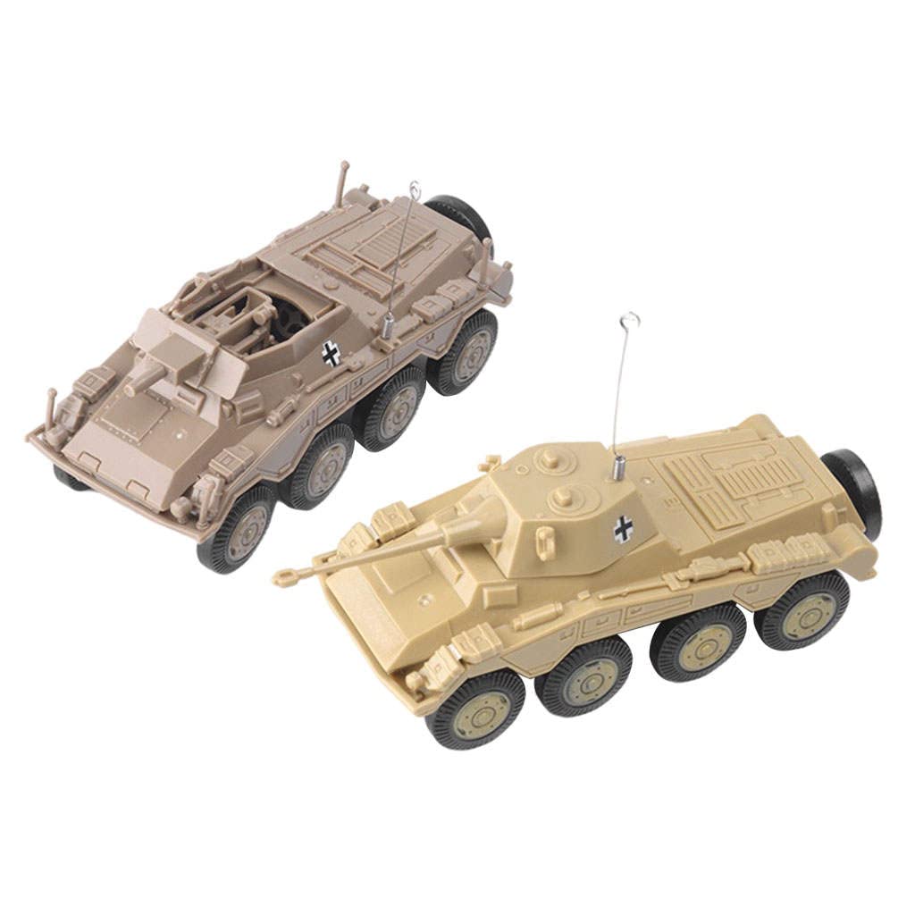 Amazon | Milageto 2ピース 1/72スケール 装甲車両 4Dモデル