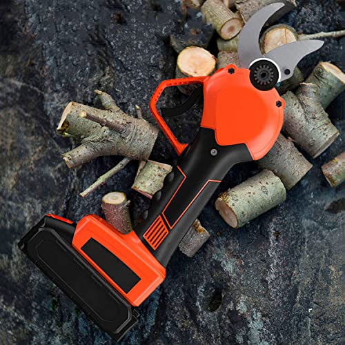 AQAQ Tijeras de Podar Eléctrica Profesional, Tijera Podadora Bateria Inalámbricas Profesional, Diámetro de Corte de 40mm, Tijeras Eléctricas para Cortar Árboles Frutales Cover
