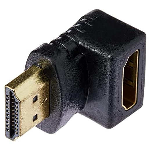 MD9 Adaptador Hdmi em "L" - 90 Graus - Transmissão de Áudio e Vídeo - Tecnologia HDMI - 720p, 1080i, HDTV, PC, DVD, TV, Projetor - Hdmi Macho x Hdmi Femea
