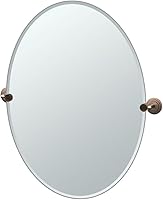 Vista 13 de Gatco 4389 Bleu, espejo ovalado, níquel satinado, 26.5 pulgadas