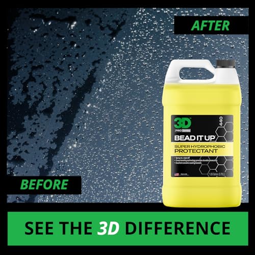 Image of 3D Bead It Up Ceramic Coating Booster Spray - Super Hydrophobic Bead Maker - Polymer Paint Protectant & Sealant 1 Gallon (Pack of 2)