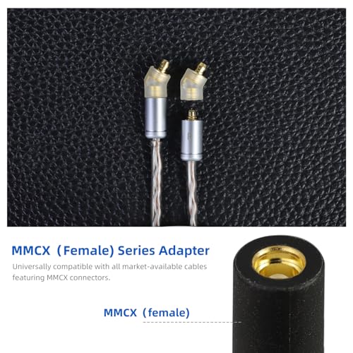 Adaptador Recto IE300 a MMCX Hembra para Auriculares miniatura 3