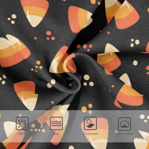 Boys' Exclusive Briefs Toddler Underwear 95% Combed Cotton Boxerbriefs 2T Candy Corn Pattern 693