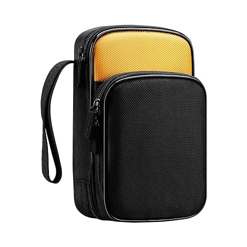 Étui pour multimètre Fluke 115 sacoche souple fermeture éclair KingSung pochette de transport coton