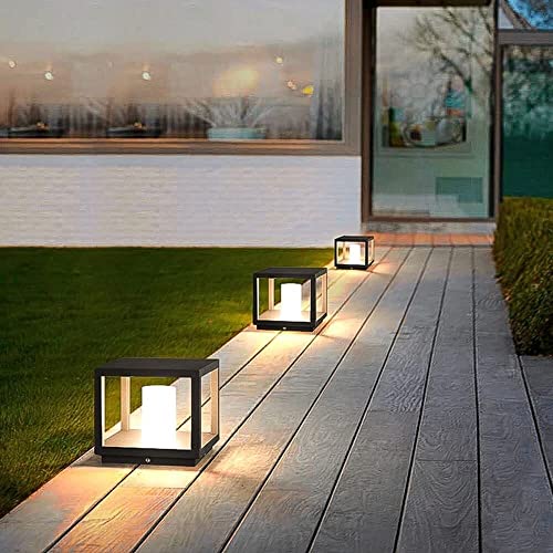 Lampadaires solaires d'extérieur modernes en aluminium structure étanche