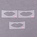 Pluzmecalm 6Pcs Lip Liner Stencils Lip Painting Template Lip Make Up Mold Card Beginner Cosmetic Aid Tools for Women