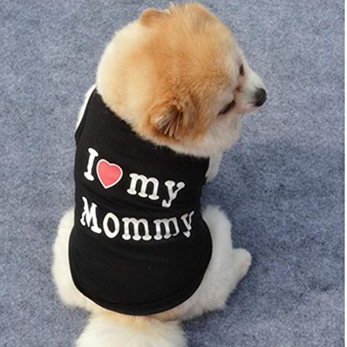 AMOYER Estate Dog Traspirante Cotone Senza Maniche...