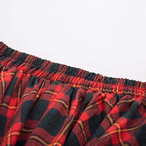 Women's High Waist Pleated Maxi Skirt Basic Flared Casual Plaid Midi Skater Skirt Classic Lightweight Skirt Long Skirt(Wine,Xl) #TOP2