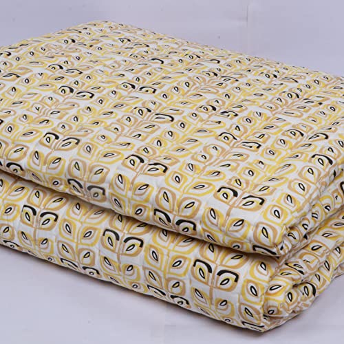 Manta Kantha de algodón bohemia INDACORIFY para renovar tu hogar con estilo, 90x108" 3