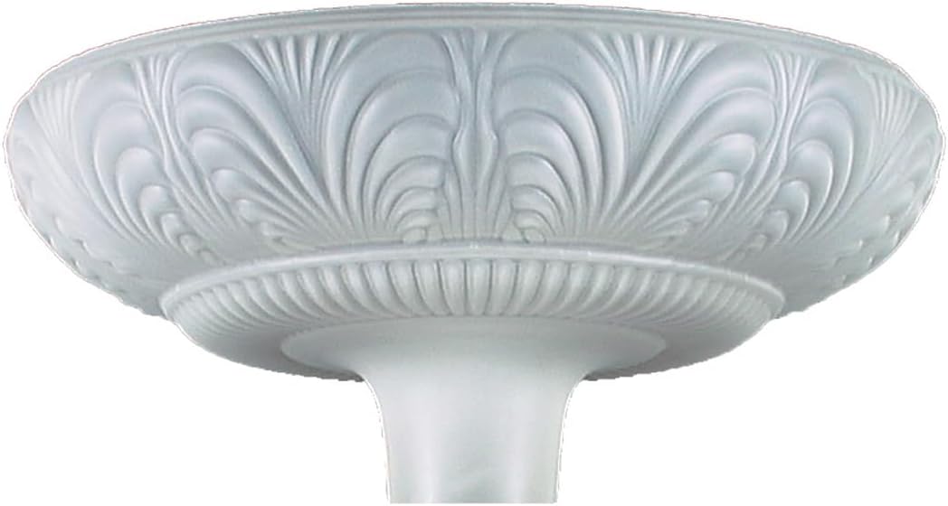 B&P Lamp® 14 1/2" Dia. Torchiere, Cry. Etch