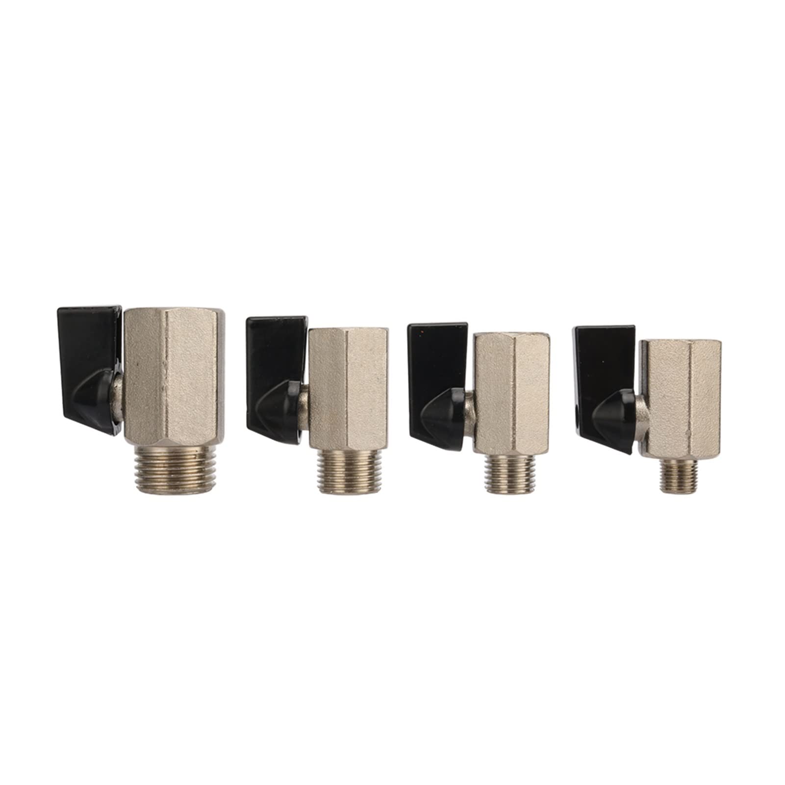 Zawór 1/8" 1/4" 3/8" 1/2" gwint mini mosiężny zawór kulowy BSP męski do żeński zawór odcinający do wody gazu i oleju (0,25 cala)
