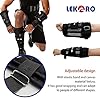 LEKARO-45LB-Adjustable-Weighted-Vest-Set-with-Arm-Weights-and-Leg-Weights-Weight-Training-Workout-Sut-Fitness-Boxing-Jacket-Wrist-Weights-Ankle-Weights-Including-Weights-100-steel-plates Adjustable Weighted Vest Set with Arm Weights and Leg Weights, Weight Training Workout Set, Weights Jacket & Wrist Weights & Ankle Weights (Including Weights: 96-100 Steel Plates)