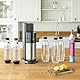 SodaStream QC-Reservepack mit 1x Quick Connect CO2-Zylinder (Ergiebigkeit: 60L) und 1x 1.0 L Glasflasche, Pink