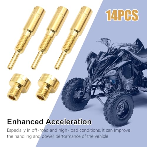 Anxingo Carburetor Multi Stage Main Pilot Jet Kit Replacement for Yamaha Raptor 660R YFM660R 2001-2005 by Anxingo - Image 8