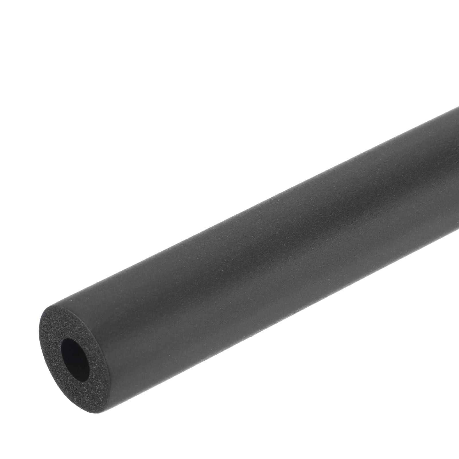 uxcell Foam Tubing for Handle Grip Support,6mm(1/4") ID 16mm(5/8") OD 0.3 Meter/1ft Length Black