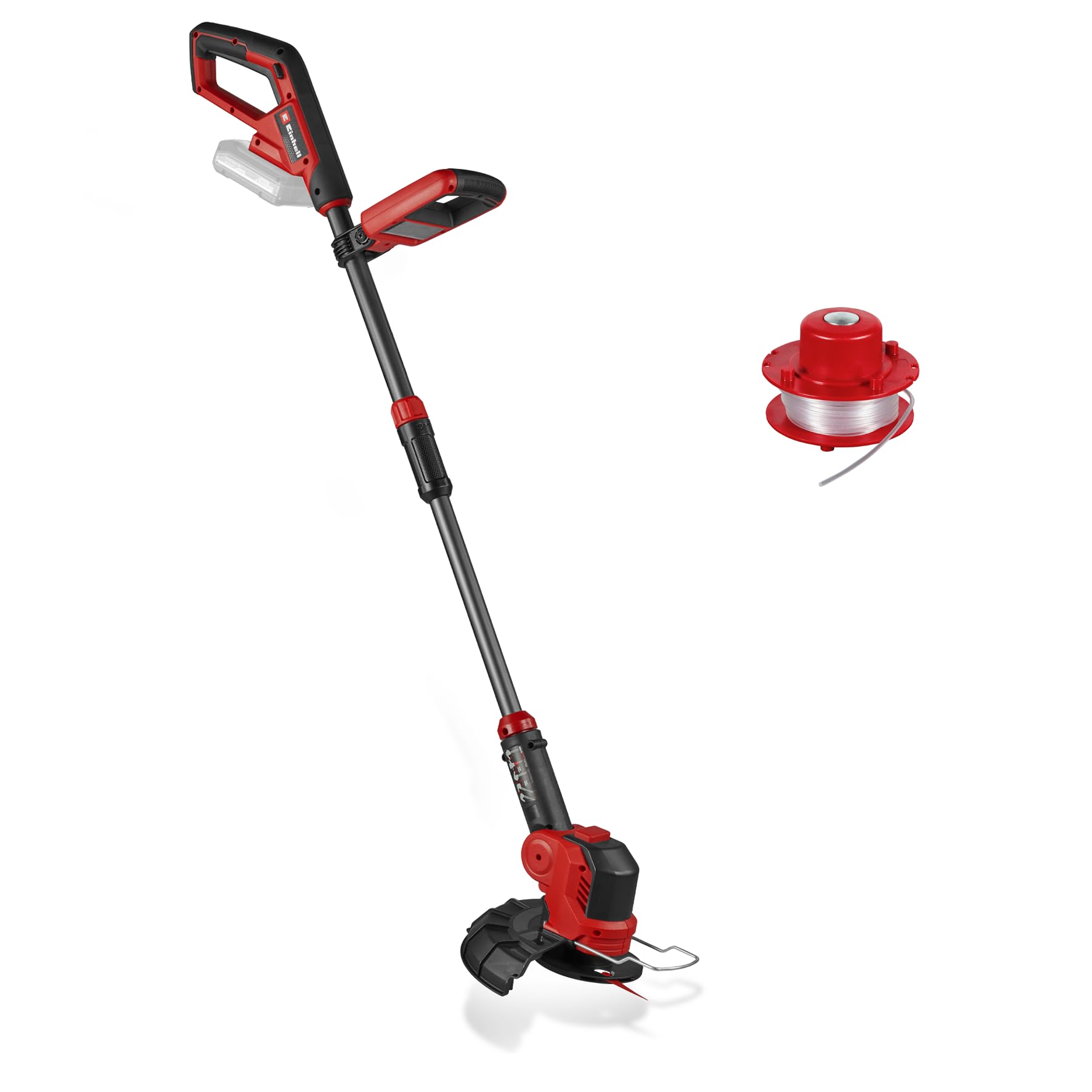 Einhell Akku-Rasentrimmer GE-CT 18/25 Li-Solo Power X-Change (18 V, 25 cm Schnittbreite, dreh- und neigbarer Motorkopf, inkl. 20x Kunststoffmesser, inkl. Fadenspule, ohne Akku)