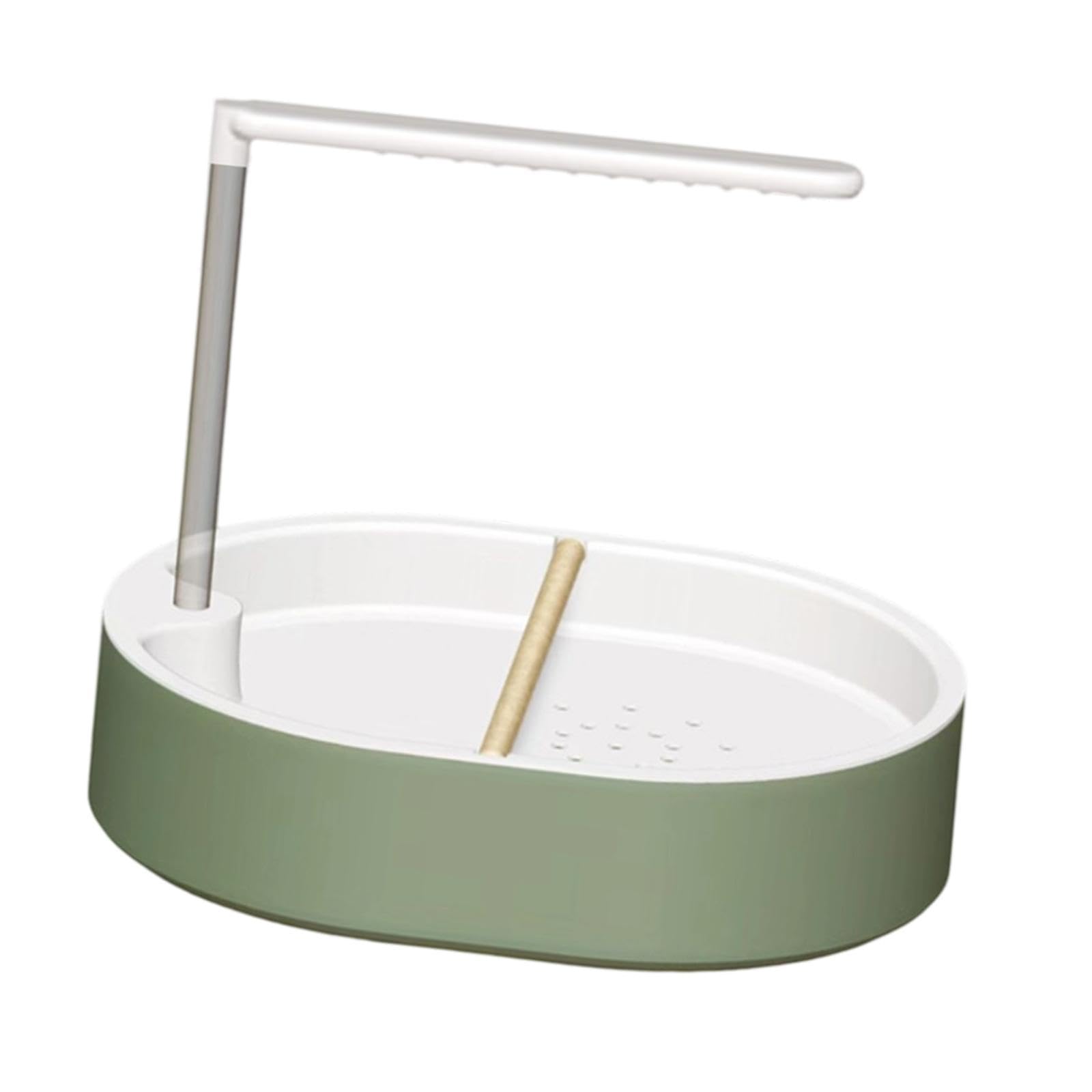 LOVIVER Vasca da Bagno Automatica per Uccelli Vasca da Bagno Automatica per Uccelli Accessori per Doccia Conure Multifunzione Parrocchetto con Pompa da per, Style B