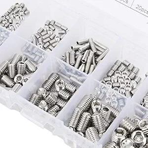 Generic Concave End Tightening Set, Headless Portable M3 - M8 Hardware, Rust - Resistant for Industrial Supplies Hardware Tools