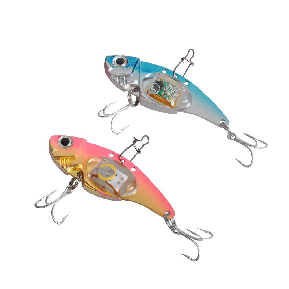 TOPIND LED Fish Lures Bait Light Outdoor Mini Deepwater Fish Shape Led  Flashing Lamp Light Fishing Tackle Lure Bait Sharp Treble Hooks (Blue) :  Amazon.co.uk: Sports & Outdoors