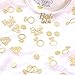 MEYSIMOON Bridal Shower Decorations 300pcs Table Glitter Confetti for Engagement Party Decor Bride to be,Diamond,Ring and Circle Gold Paper Confetti for Wedding Bachelorette Party Favors (Gold)