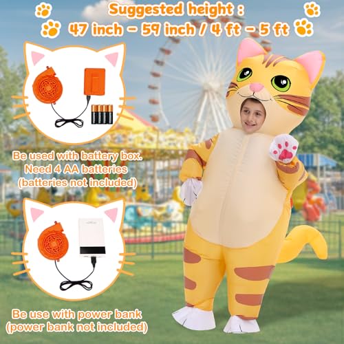 Disfraz Inflable de Gato Spinosaurus para Niños miniatura 2
