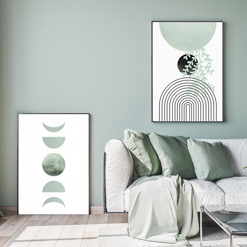 LPFNSF Modern Geometric Plant Decoration Poster, Artistic Abstract Decoration Painting - Image 4