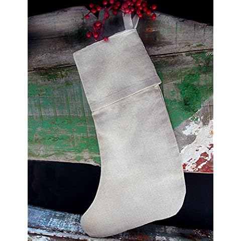 Sedona Designz Linen Christmas Stocking Cover