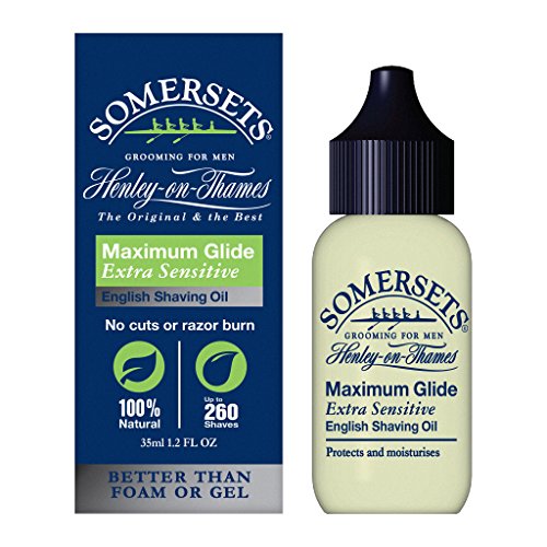 Somersets USA Sensitive Shave Oil, 1.2 fl. oz. Liquid