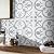 Moroccan Mosaic & Tile House CTP31-03 Nador Handmade Cement Tile in White and Grey