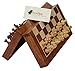 SouvNear 811778020547 Jeu d'échecs SouvNear, Magnétique - Bois de rose Staunton, 26,7 x 26,7 cm - Version Anglaise