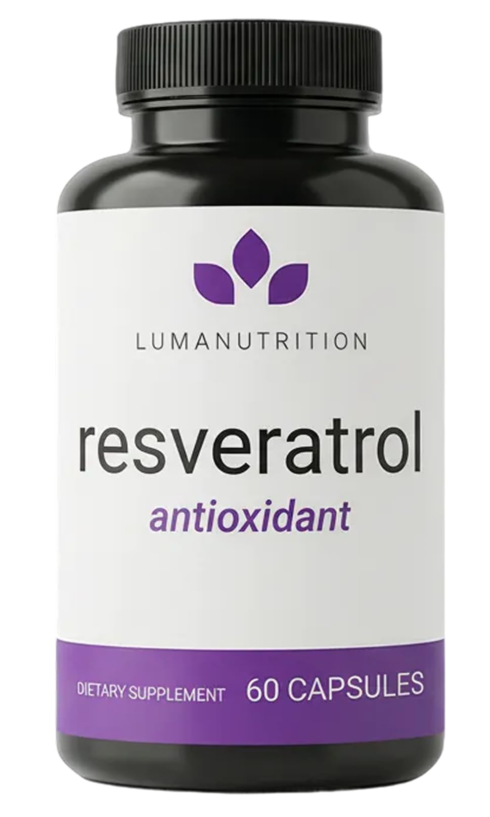 Luma Nutrition Pure Resveratrol Supplement - Antioxidant - 60 Capsules