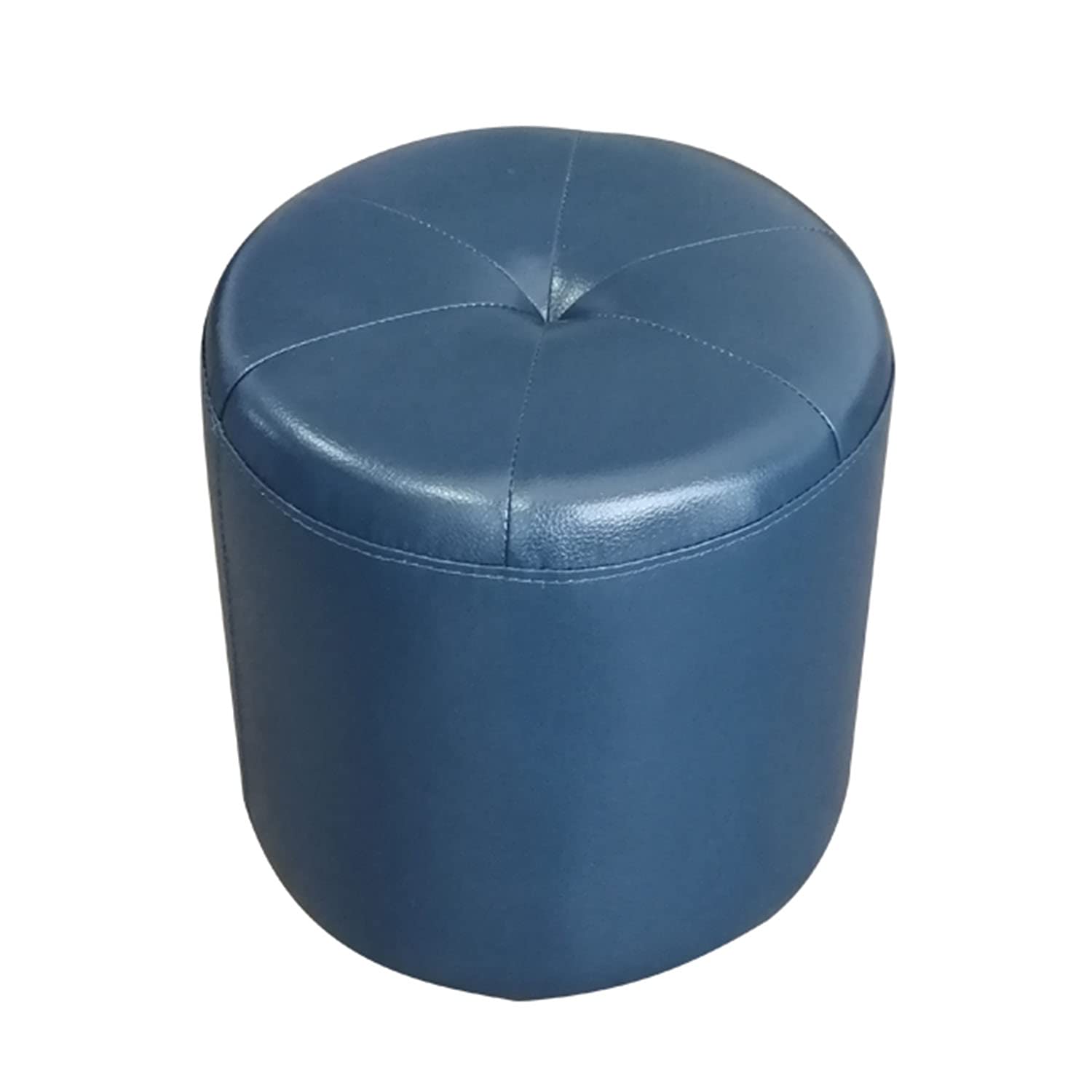 Tabouret de canapé Rond Supportant 230 kg avec Structure en Bois