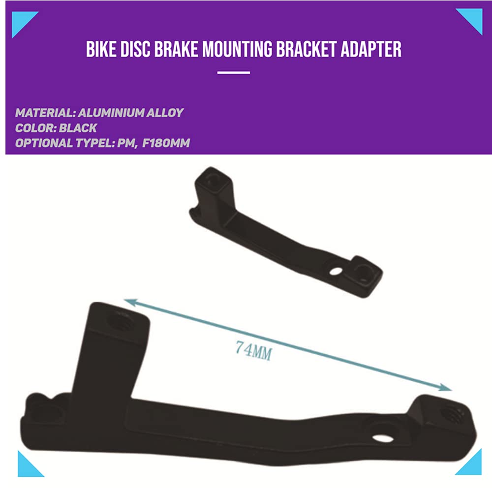 GERUIEN Fahrrad Scheibenbremsen-Adapter - Für 140/160/180/203mm Rotor