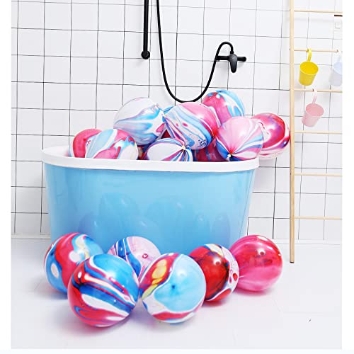 Rainbow Tie Dye Balloons Rainbow Marble Agate Latex Balloons 50 Pcs 12 Inches Hippie Party Balloons Swirl Balloons For Tie Dye Party Supplies Birthday Decorations #TOP4