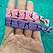SportyBella Hair Ties & Ponytail Holders for Gymnastics - Girls Hair Accessories, No Crease Elastics, Gift for Gymnasts & Coaches (Purple/Pink), 5pcs