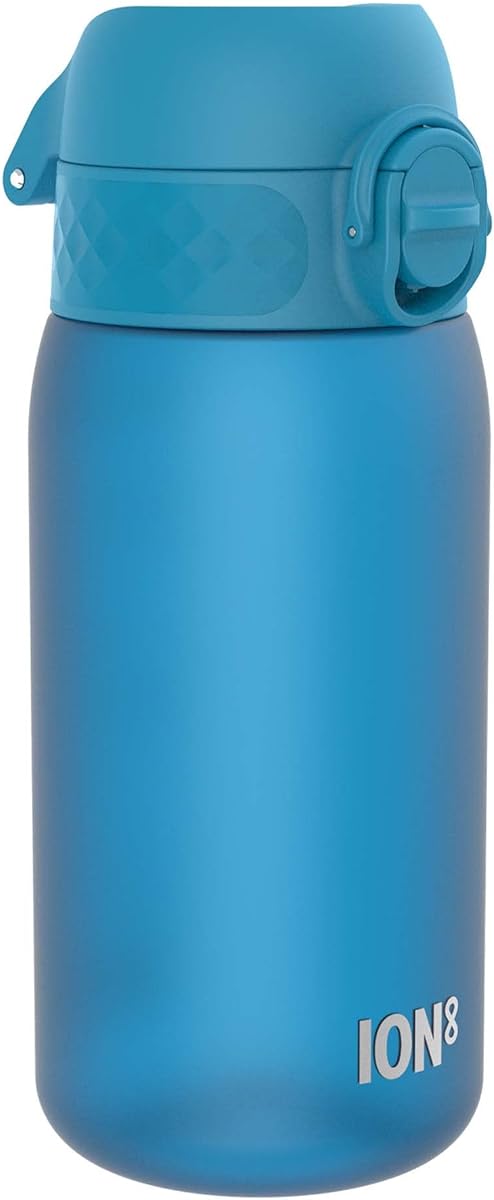 Ion8 Kids Water Bottle, 350 ml/12 oz, Leak Proof, Easy to Open, Secure Lock, Dishwasher Safe, BPA Free, Carry Handle, Hygienic Flip Cover, Easy Clean, Odour Free, Carbon Neutral, Blue : Amazon.co.uk: Baby Products