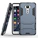 Zenfone 3 Deluxe 5.5“ ZS550KL Hybrid Case DWaybox 2 in 1 Heavy Duty Armor Hard Back Cover Case with kickstand for ASUS Zenfone 3 Deluxe ZS550KL 5.5 Inch (Black Plus Gray)