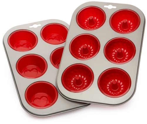 Moule coeur antiadhésif Kaiser Bakeware Flexi'Belle mini formats - 2