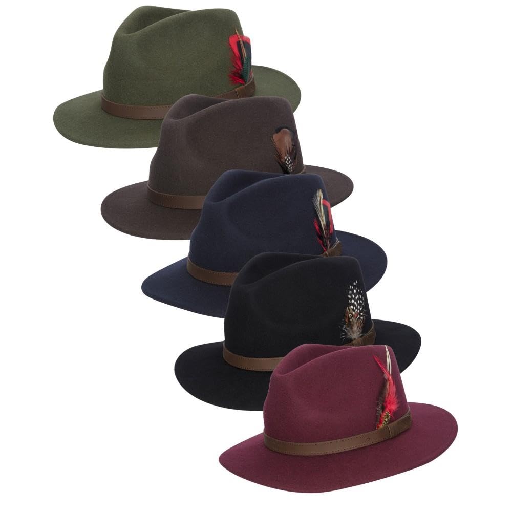 Walker and Hawkes - Sombrero Howick de Fieltro de Lana