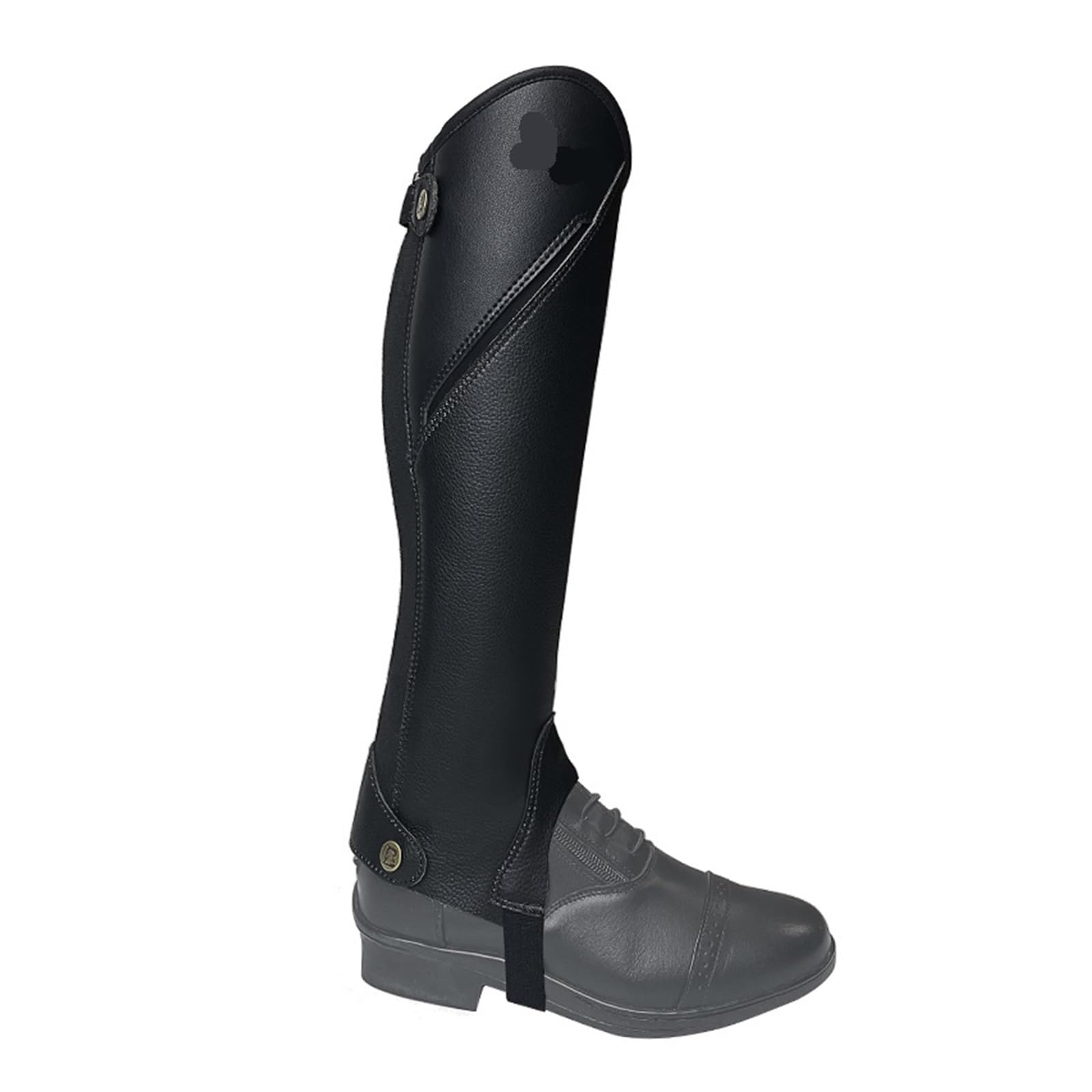 Reiten Half Chaps Reitleggings aus Stretchleder, professionelle Reitbekleidung, bequeme for Ritterbekleidung