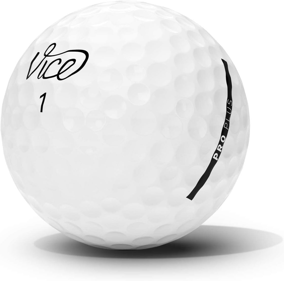Vice Golf PRO Plus 2020 | 12 Golf Balls | Features: 4-Piece cast Urethane, Maximum Distance, Reduced Driver Spin | More Colors: NEON Lime/RED | Profile: Designed for Advanced Golfers