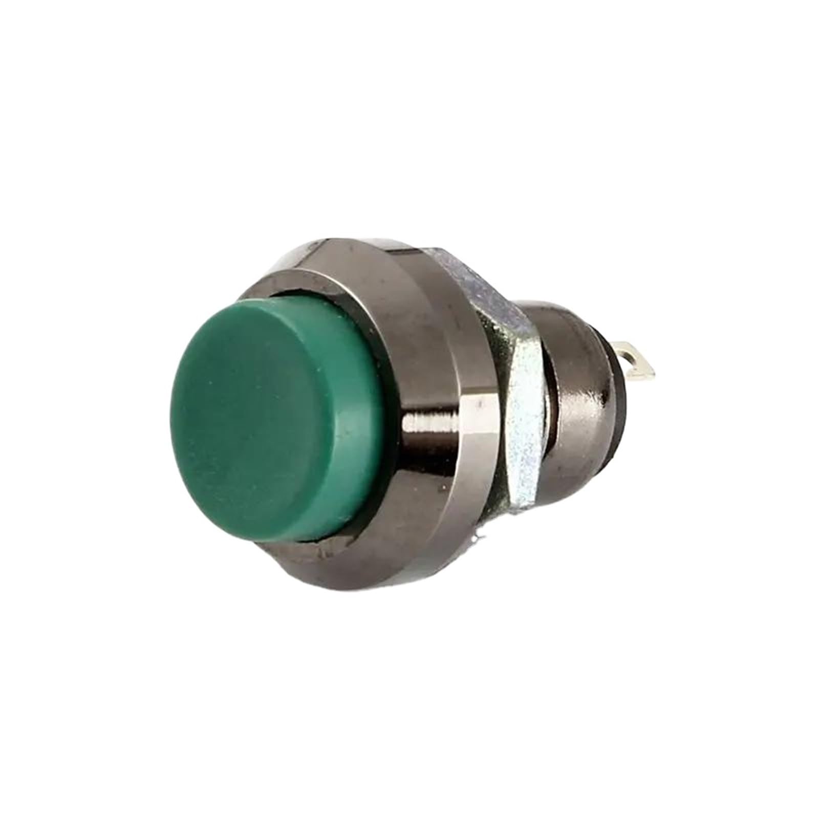 Interrupteur bouton-poussoir momentané résistant à l'eau bouton métal orange 12mm lot de 5