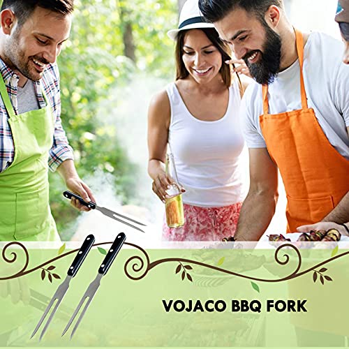 Carving Fork, Vojaco Meat Forks, 10 Inch Long Stainless Steel Forks For Bbq, Barbecue, Serving, Cooking, Grilling, Roasting (2, 10 Inch) #TOP3