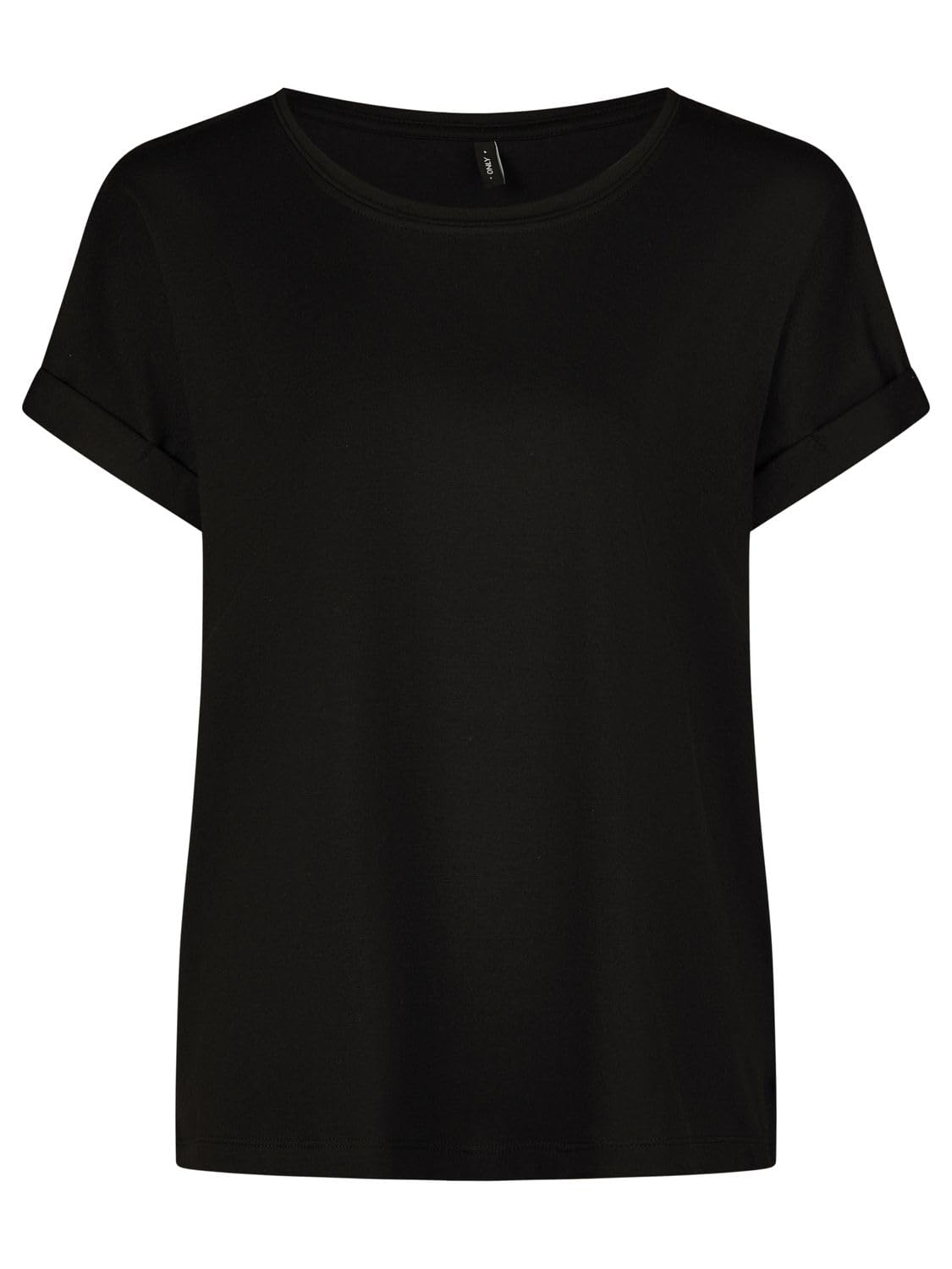ONLY Tshirt Damen Bluse Top ONLMOSTER 2er Pack Regular Fit Rundhals Basic | Kurzarm Shirt Streifen Braun Blau Rose Grün Schwarz XS S M L XL XXL